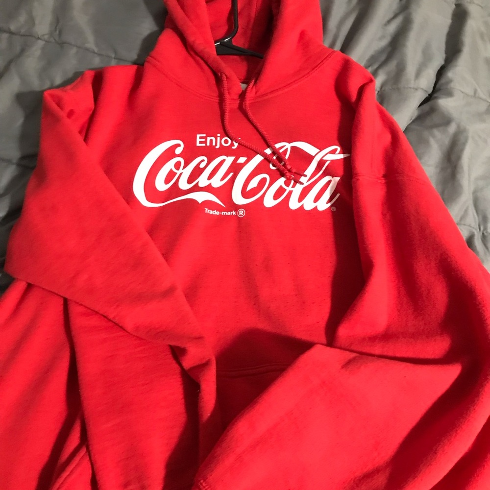 Large Coca Cola hoodie